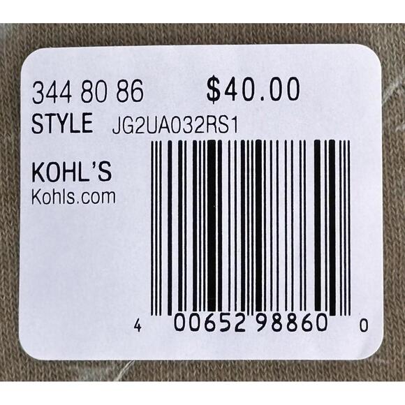 SO Kohl’s Weekend Crew Pullover Sweatshirt With Ribbed Sides Lennon Green NWT - Picture 3 of 5